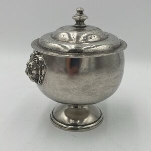 Pewter Goblet with Lid